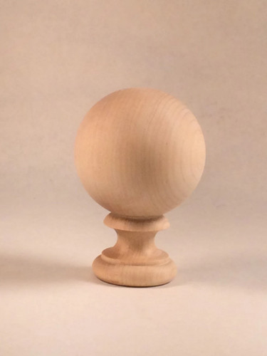 Newel post finial maple - post,