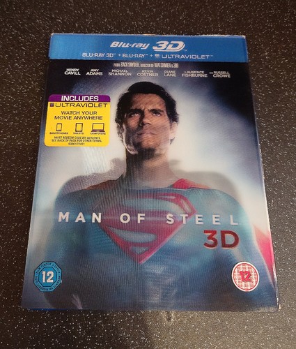 Man steel blu ray 3d - of, (blu-ray