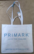 Primark Home Reusable Shopping Bag Tote White XL W56xH50xD19cm