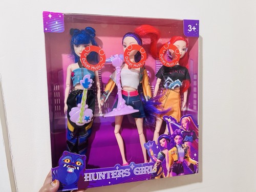 3pcs kpop demon hunters - demon, dolls