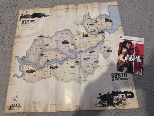 Map manual only red dead - only,