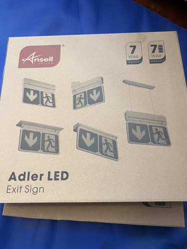 Led emergency exit sign ansell - led,