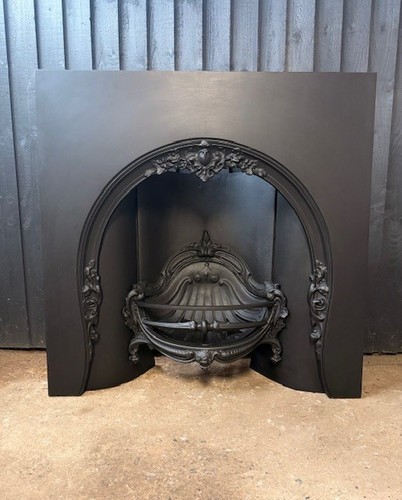 Cast iron fireplace - cast,