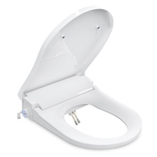 Non Electric Bidet Toilet Seat Manual Washing Side Knob Control Soft Closing