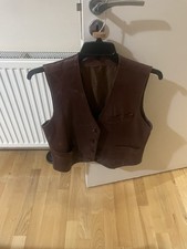 Pure Leather Waistcoat For Men