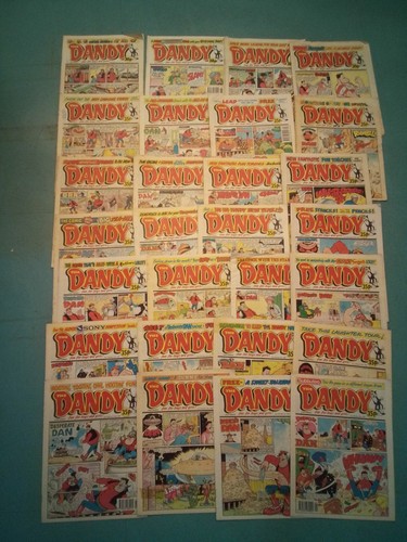 Vintage dandy comics bundle - dandy,