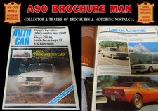 OLD AUTOCAR CAR MAGAZINE 1974