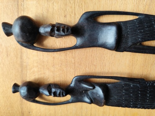 African hand carved figures - hand,