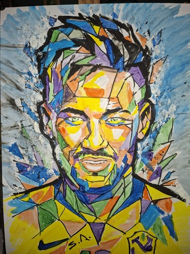 Neymar portrait contemporary - neymar,