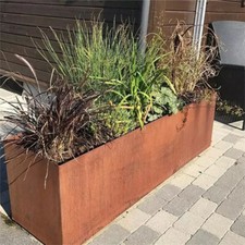 Corten steel rectangle - rectangle, cube