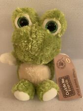 Tesco Cuddle Me Friends Frog Sparkle Animals Soft Plush Beanie Toy 8" & Tags
