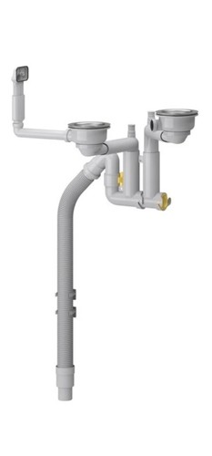 Ikea double kitchen sink waste - sink,