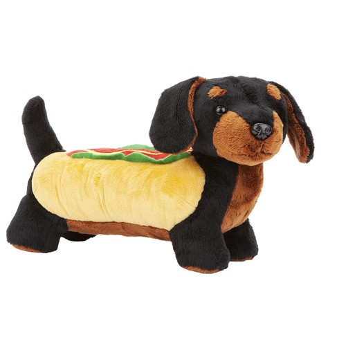 Sausage dog hotdog soft toy - dog,
