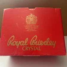 Royal Brierley Sherry Glasses X2 Vintage In Box With Tickets 2781 Coventry