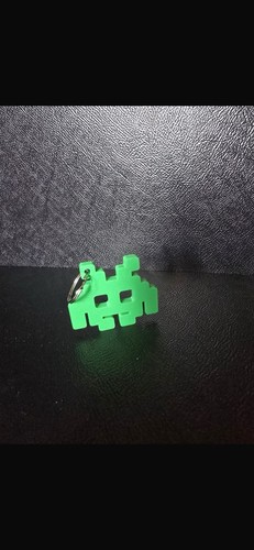 Printed space invader - printed,