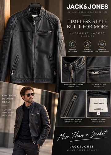 Jack jones jjerocky black - jack,