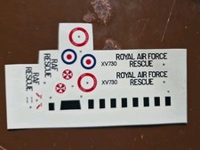 1/72 Airfix Westland Wessex RAF Rescue spare markings decals