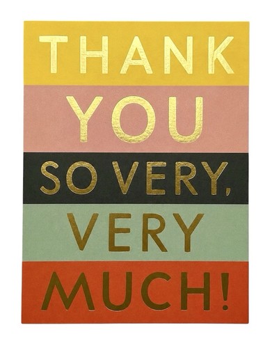 Rifle paper thank - paper, card