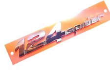 Badge "124 Spider" Chrome Effect - Fiat 124 Spider | 6000615475 New & Genuine