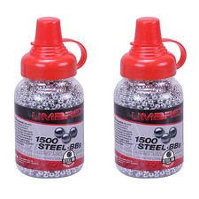 2 x 1500 UMAREX Air Rifle Pistol Airgun Gun Steel .177 BB Ammo Pellets Balls BBs