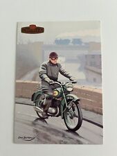 BSA Bantam Motorbike Motorcycle Postcard by Castella Panatellas Cigars