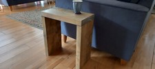 Rustic pine side table