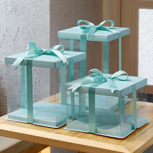 Large clear pvc gift - clear, boxes