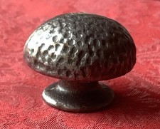 20 (twenty) 40mm Antique Hammered Pewter Cast Kitchen Cupboard and Drawer Knobs