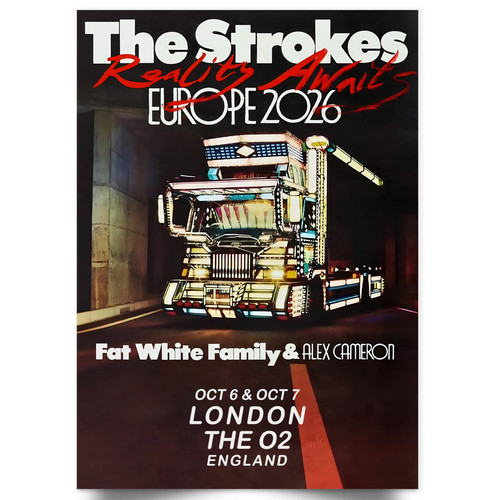 The strokes poster tour - uk,