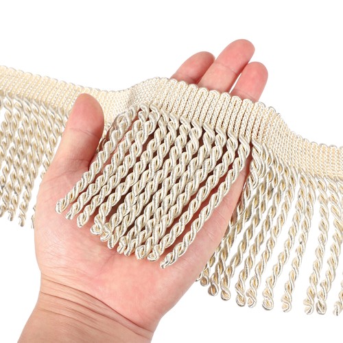 Beige fringe trim - trim,, 5