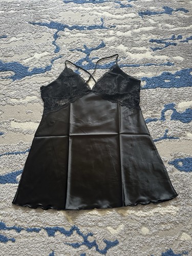 Women lace trim slip dress - lace,