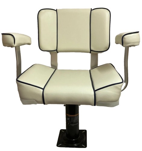 White captains boat seat - captains, &