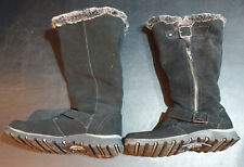 Skechers Originals Grand Jams Alpine Way Black Suede Faux Boots Uk Size 5