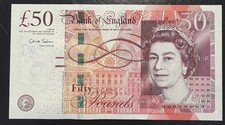 Old Fifty £50 Pound Note