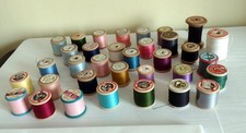 Vintage Wood Cotton Reels