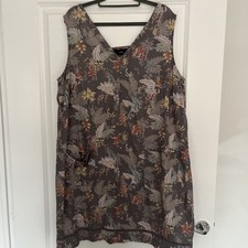 Next linen Mix Shift Dress 18