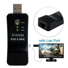 300m Wireless LAN Adapter For Samsung Smart TV WiFi USB Dongle RJ-45 Ethernet