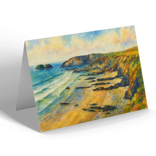 Notelet traethllyfn - -,