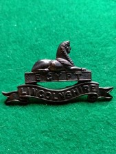 Lincolnshire Regiment Officers OSD bronze collar badge