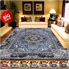 Luxury Non Slip Large Traditional Rug Bedroom Living Room Exquisite Rugs Runner