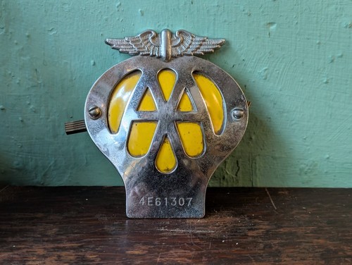 Vintage car badge - vintage,
