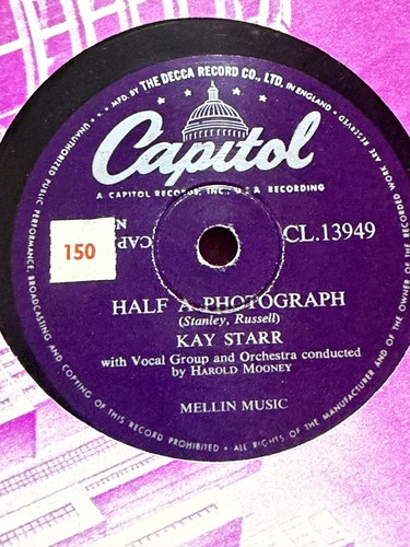 Kay starr half photograph - kay,