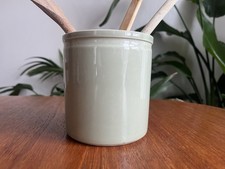 Teal green utensil holder - green,