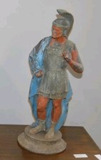 Vintage Roman statue in