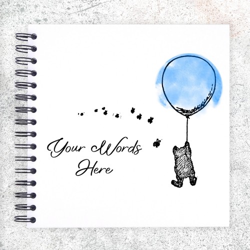 Personalised blue balloon - blue,