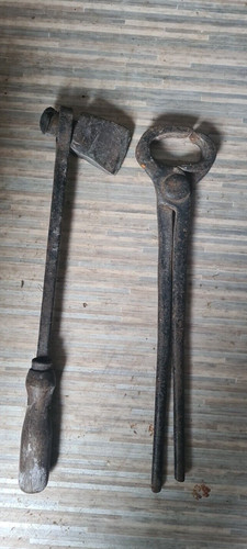 Vintage blacksmiths tools - vintage,
