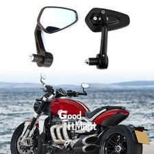 Motorcycle Handle Bar End Side Mirror Rotatable For Triumph SPEED TRIPLE 1050
