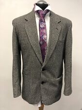 CLASSICS DEBENHAMS TWEED SUIT JACKET/BLAZER WOOL BLEND IN BLACK/WHITE 38S BNWOT