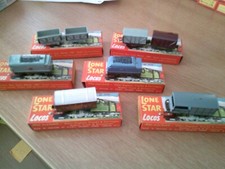 L206 Lone Star Locos - Die Cast Metal '000' Scale - Set of 6 Tenders & Wagons