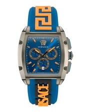 Versace mens gunmetal 42mm - mens,